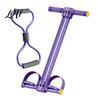 Pedal Puller with Handle Resistance Band 6-Tube Ankle Elastic Sit-up Portable Fitness
