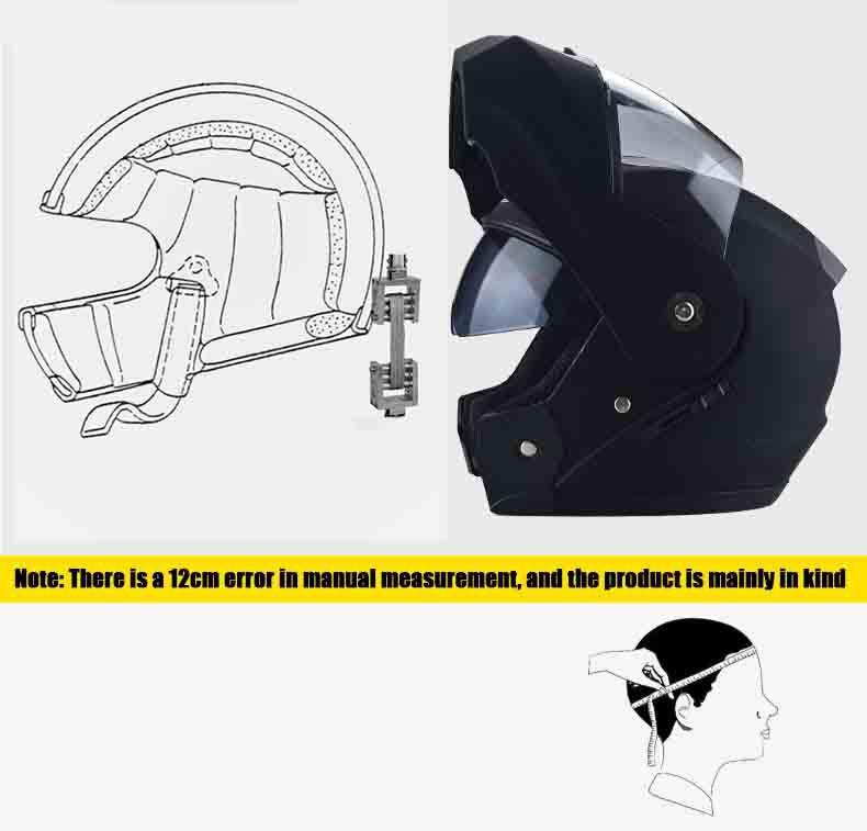 Motorcycle Racing Helmet Dual Lens Off-road Motorcycle Safety Helmet