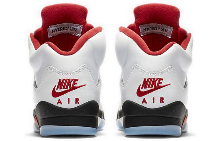 Jordan 5 Ретро Огненно-красный Серебряный Язык 2020 GS 440888-102