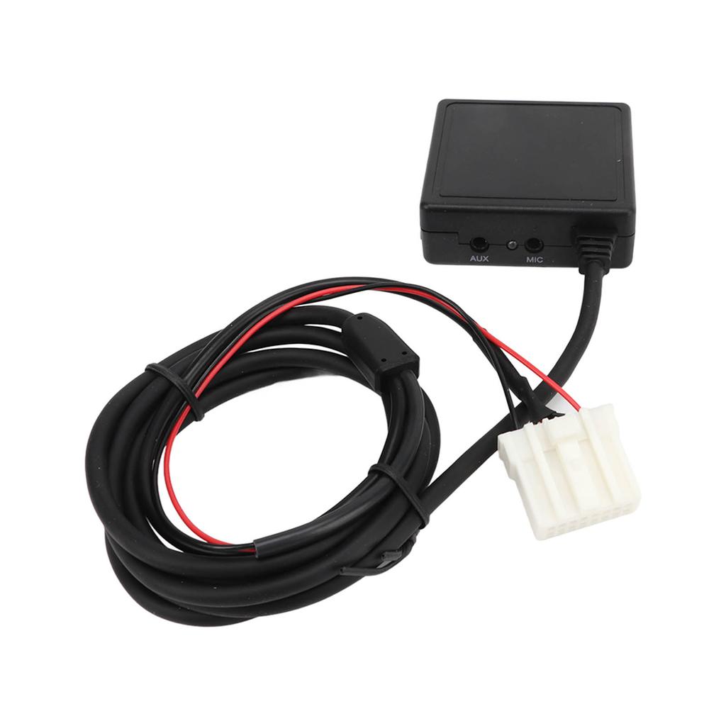 Car Bluetooth Adapter Portable Aux Input Hands Free Calls Noise Reduction Replacement for Mazda 3 6