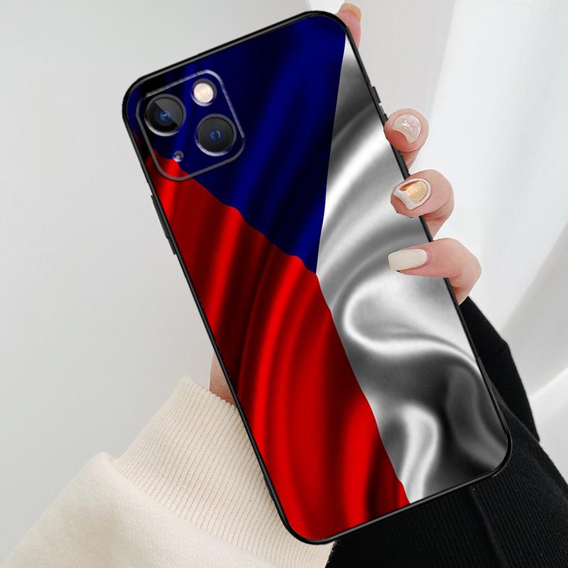 Чехия Чешский флаг Чехол для телефона для iPhone 17 Pro Max 14 13 12 11 15 16 Pro Max mini 15 16 Plus 16e 17 Air