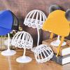 Hat Rack Stand for Hats Wigs Exhibition Multiple Sizes with Lace Edge Bucket Hat Fisherman Hat Display Holder Hat Organizer for Home Stores