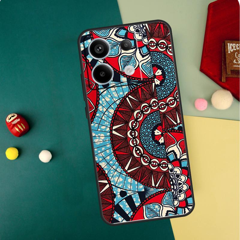 African Wax Print Design Case For Xiaomi Redmi Note 13 14 12 11 10 15 Pro Plus Redmi 13 15 14C 13C 15C 10C 12C Funda