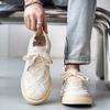 Винтажные мужские парусиновые туфли с кисточками, новые кроссовки на платформе, плоские нескользящие туфли для скейтбординга, мужские повседневные туфли на шнуровке, Tenis Para Hombre