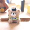 Cute Cute Traffic Police Bear Pendant Plush Toys Fire Police Bag Hanging Keychain Doll