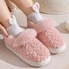 Новые хлопковые туфли для женской зимы, новые комнатные домашние теплые плюшевые мягкие подошвы, нескользящие парные хлопковые тапочки для мужчин
