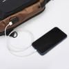 Мужская многофункциональная противоугонная сумка через плечо с USB-портом, дорожная сумка-слинг, сумка-мессенджер, нагрудная сумка