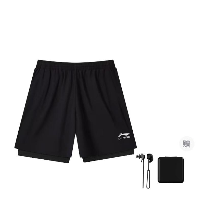 Шорты для плавания Li Ning Унисекс Черные LSKT997-1