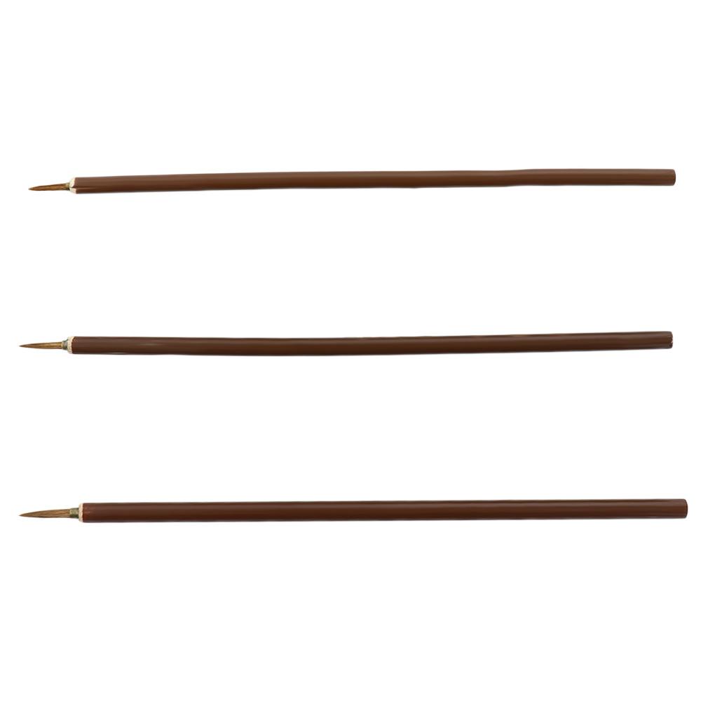 Металлическая Канцелярия Искусство Беличья Шерсть Каллиграфическая Кисть Крючок Линия Ручка Кисть для Красок Кисть-Ручка