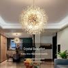 Люстра Nordic Crystal Dandelion — современный роскошный светильник для гостиной и спальни