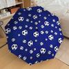 1pc Soccer Ball Pattern Umbrella with Plastic Handle,Suitable for All Seasons Home Travel Outdoor UmbrellaDD366