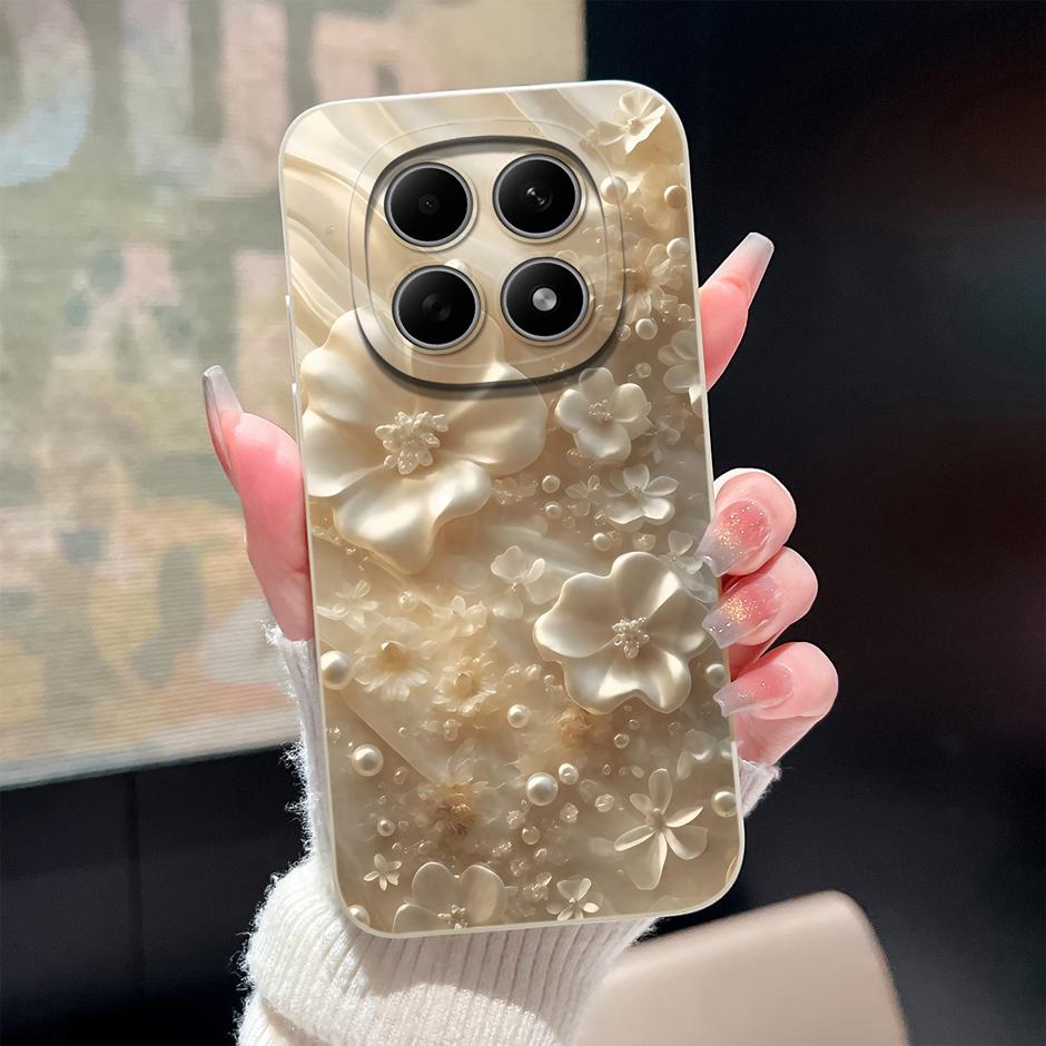 Чехол для Xiaomi Redmi Note15 15 Pro 15Pro+ Милый кит котенок Защита камеры Мягкий чехол для Redmi Note 15 Pro Plus Защита