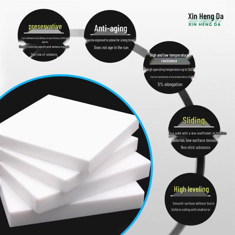XINHENGDA Pure White PTFE Sheet