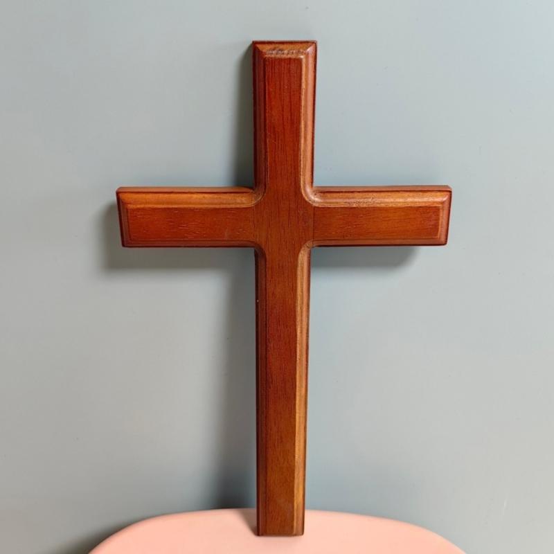 Elegant Wood Cross Pendants Wooden Cross Pendants Perfect for Christian Praying Pendants DIY