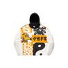 Li Ning X Steven Harrington Collaboration Full Print Letter Spliced Hoodie Unisex Hoodies Off-White AWDTD03-3