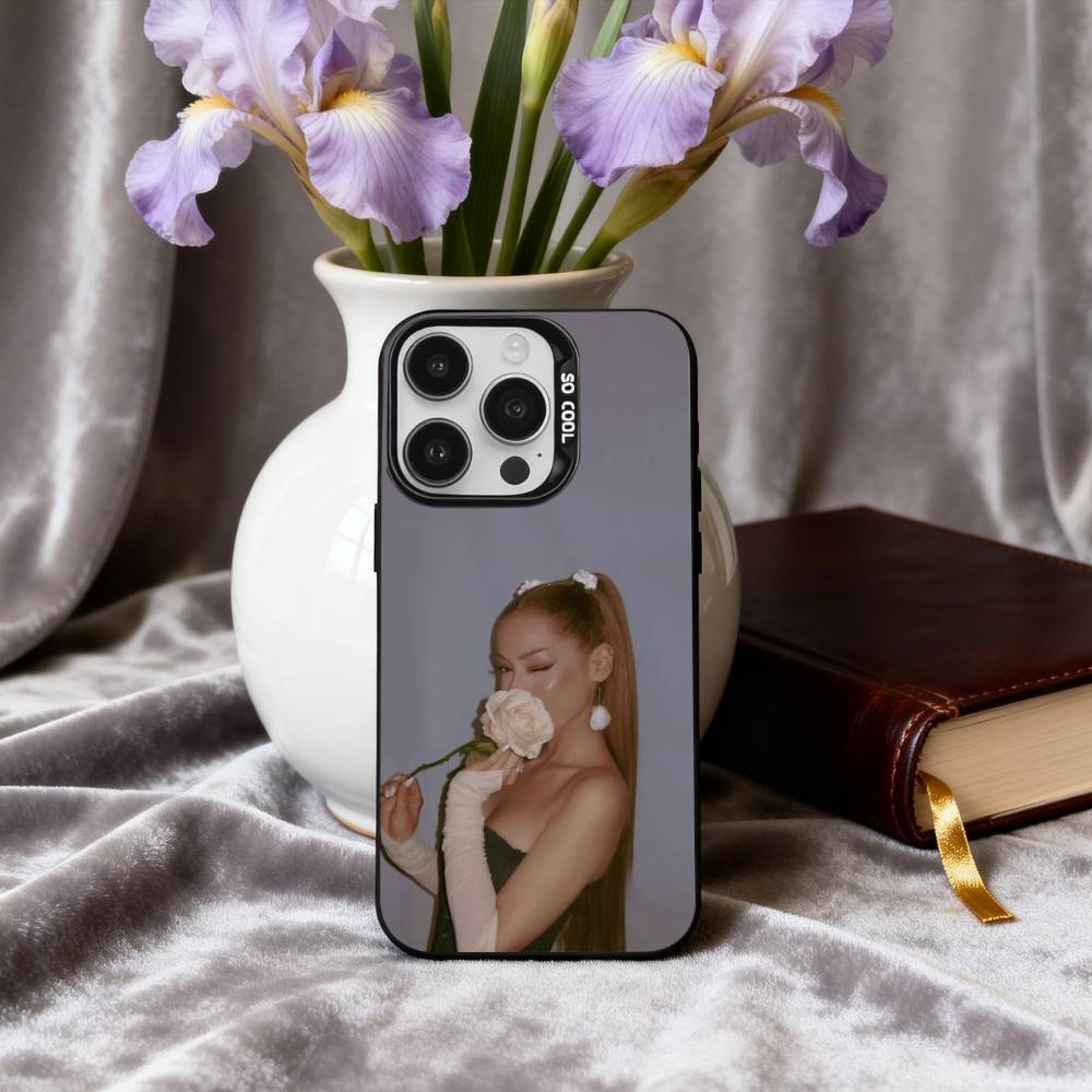 A-Ayliva-S Singer Phone Case For iPhone17,16,15,14,13,12,11 Plus,Pro Max Black Candy silver phone case