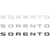 Для SORENTO Стиль автомобиля Буквенный значок Задний багажник Кузов Передний капот Значок Наклейка Аксессуары Декор