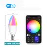 Zigbee LED Smart Bulb E27 E14 GU10 RGB+CW+WW Tuya APP Voice Control Dimmable Light Compatible with Alexa Google Home SmartThings
