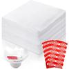 200 Pack 12 x 12 Inches Foam Sheets Cushioning Foam Sheets with 100 Pcs Fragile Labels for Moving Packing Supplies, Convenient to Use, Making