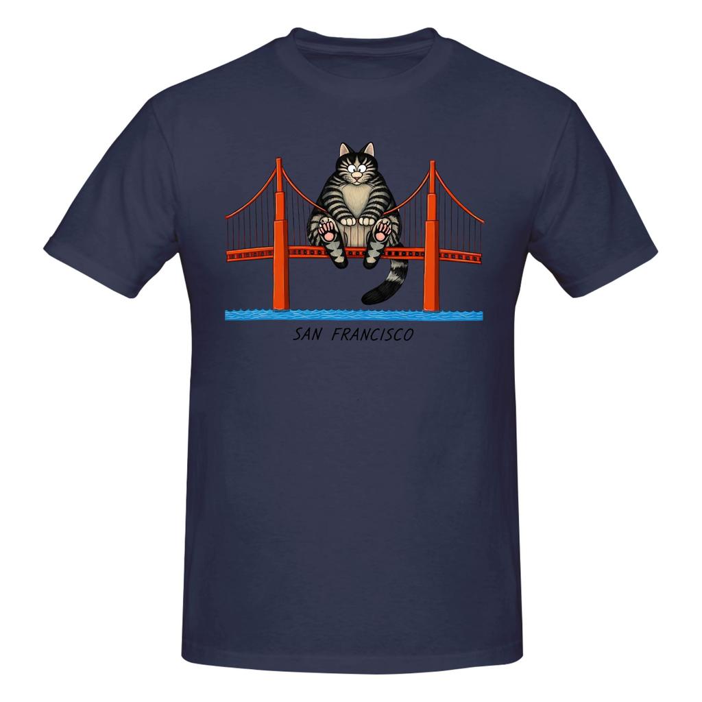Piece San Francisco Giant Funny Graphic  Cotton TShirt KKliban Cat Tees Tops For Unisex