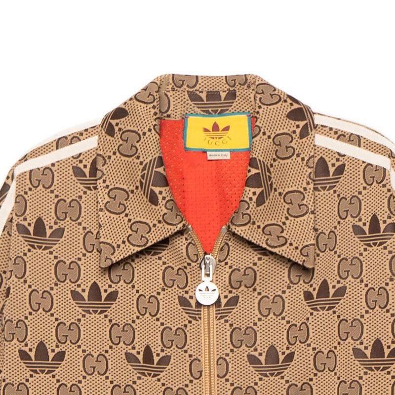 Gucci Куртка-бомбер на молнии X Adidas Gg Trefoil 722998-XJE1O-9742