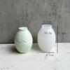 Egg Silicone Mold for Scented Candle Jar with Lid Gypsum Resin Epoxy Mould DIY Handmade Jewelry Storage Box Concrete Cement Mold