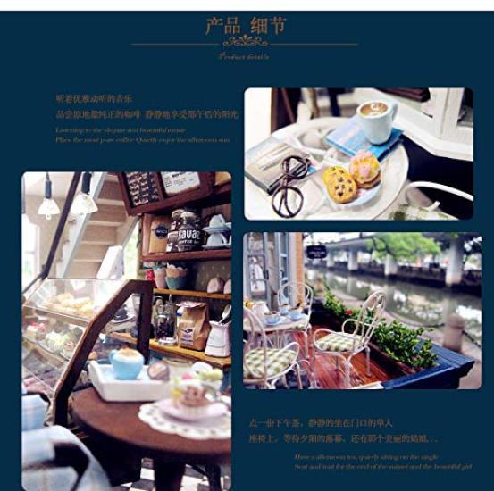 Кукольный домик ручной работы набор миниатюрный европейский путевой дневник парижская уличная улочка кафе в г. Гальштат (t-ФРИК)