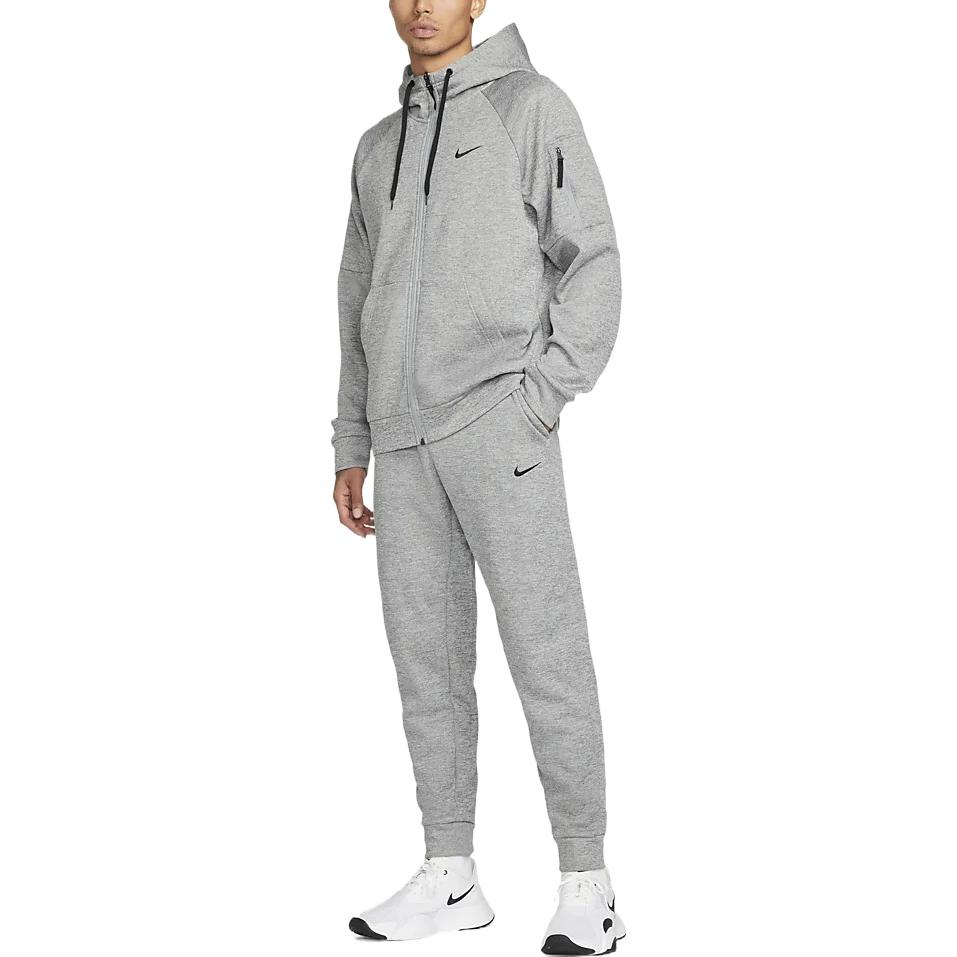 Nike Вышитый логотип с эластичной талией на шнурке, мужские джоггеры, серые DQ5405-063