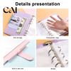 100-day Saving Challenge 100 Envelope Savings Kit PU Binder with Numbered Pockets Money Game And Progress Trackers A5 Budget Planner for