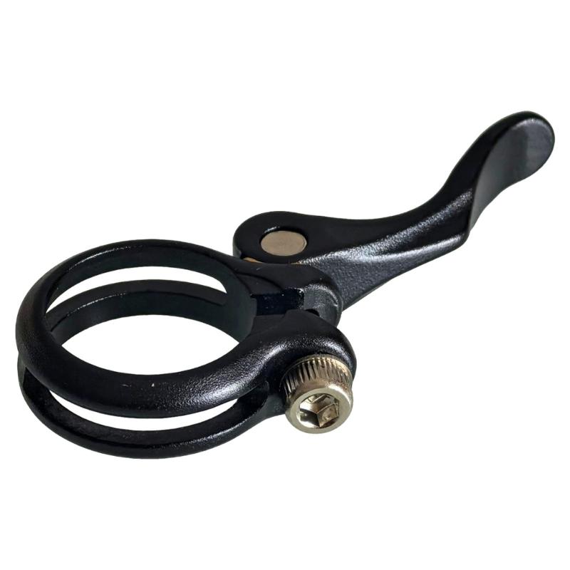 Quick Release Bicycles Seatpost Clamp Aluminum Alloy 34.9mm Seat Tube Clamp Road Bike Seat Tube Clip Easy to Install