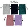 1pc Velvet Gift Bags with Drawstring Multi-Purpose Dice Storage Bag Jewelry Packaging,10*15cm Square Bag