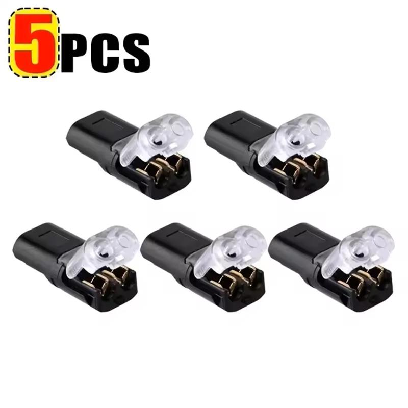 D2 Two-Wire Pin Strip-Free Plug Butt Plug Type Removable Quick Connection Terminal Automotive Connector Electrical Connector