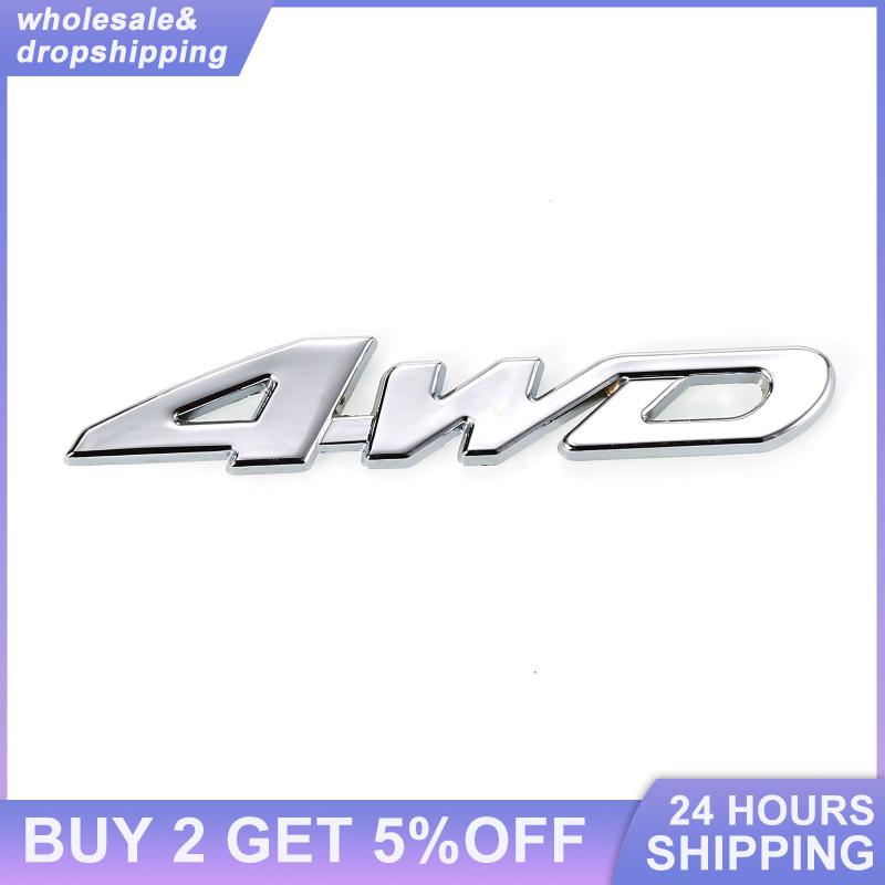 Diy Sticker Universal Portable 3d Sticker Metal Badge Logo 4wd Logo Sticker Car Accessories Metal Emblem Sticker Durable