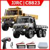 ABAH1 JJRC C8823 Радиоуправляемая машина 1/18 6WD 2.4G Машина на дистанционном управлении Внедорожный RC-краулер Светодиодный Забирающийся Транспортный Спасательный RC-грузовик Игрушки В Подарок Мальчику