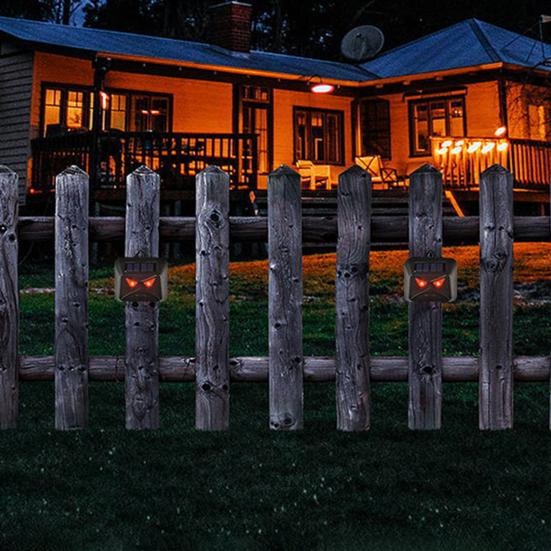 1000 мАч, отпугиватель животных на солнечной энергии, устойчивый к атмосферным воздействиям, простая установка, ультразвуковая вспышка, предупреждение, красные светодиодные фонари, отпугиватель животных для сада