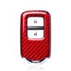 BOMI Premium Carbon Fiber Key Case for Honda Step and Perfect Gift Fit, Jade, Vezel, Wagon, S660, Freed, Odyssey, Accord, Grace, Shuttle, (Carbon Red)