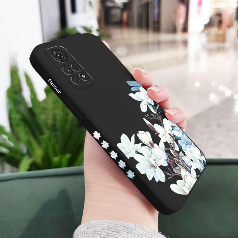 Чехол для телефона с цветком магнолии для Xiaomi Redmi Note 14 13 12 12S 11 11S 11T 10 10A 10T 10S 9T Pro Plus 10C 9A 9C 9T 4G 5G