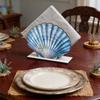 Ocean Themed Wooden Napkin Holder for Table, Summer Coastal Napkin Dispenser, Rustic Tissue Holder for Kitchen, Dining Room
