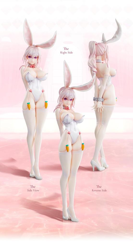 Bunny Girls White Scale PVC ABS Painted Finished Figure Ver. 1/6 &