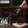 200ml Aesthetic Yixing Purple Clay Teapots Handmade Stone Scoop Pot Raw Ore Purple Eggplant Mud Kettle Zisha Tea Set Gifts