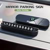 ptncy6 Hidden Mobile Phone Number Plates Car Logo Temporary Parking Signs Accessories For Skoda S Kodiaq Octavia 2 3 Yeti Karoq Rapid
