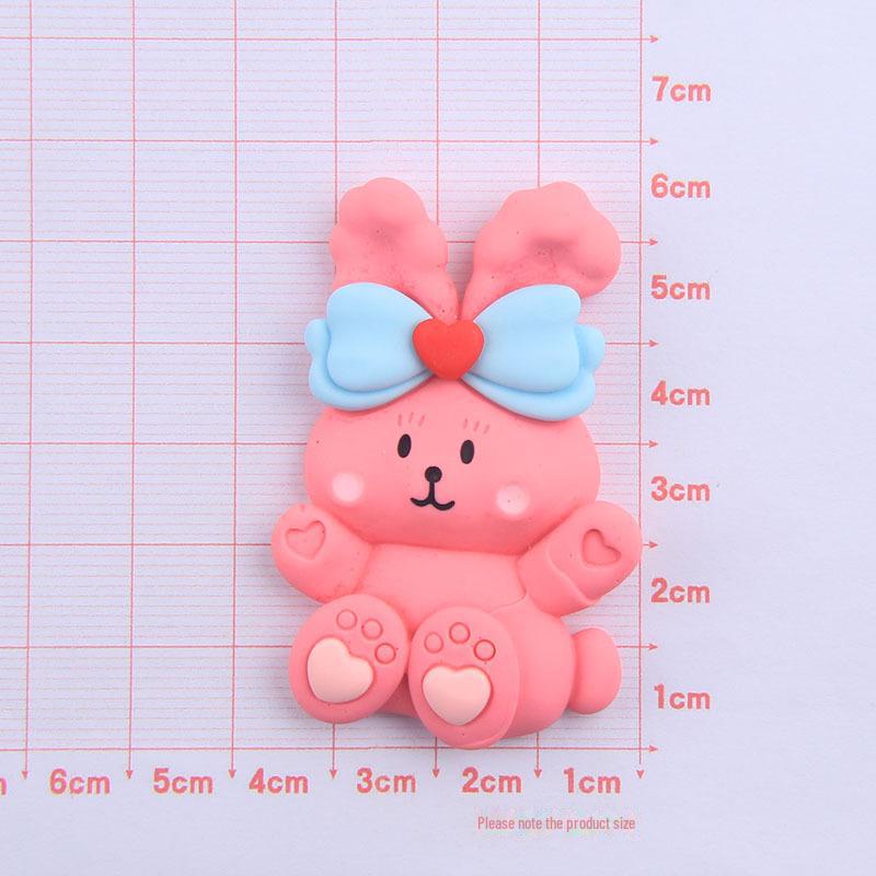 Чехол для телефона с симпатичным кроликом и бабочкой из смолы, набор аксессуаров