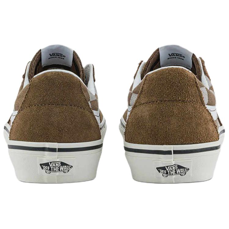 Vans Sk8-Low Удобные Мягкие Низкие Кеды для Скейтбординга Унисекс Кроссовки Темно-Коричневые VN0009QRDFM