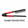 Rounded Teeth Hair Straightening Comb High Temperature Avoid Styling Hair Comb  For Unkempt Hair