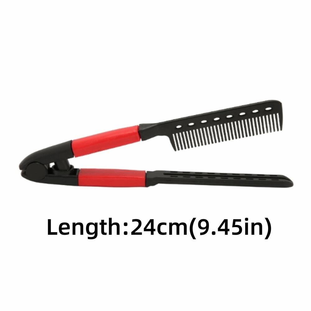 Rounded Teeth Hair Straightening Comb High Temperature Avoid Styling Hair Comb For Unkempt Hair