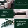 14Pcs Pro Makeup Brush Set - Soft Nylon Bristle Resin Rod Palm Brush Design for Flawless Foundation Eye Shadow Brow Application