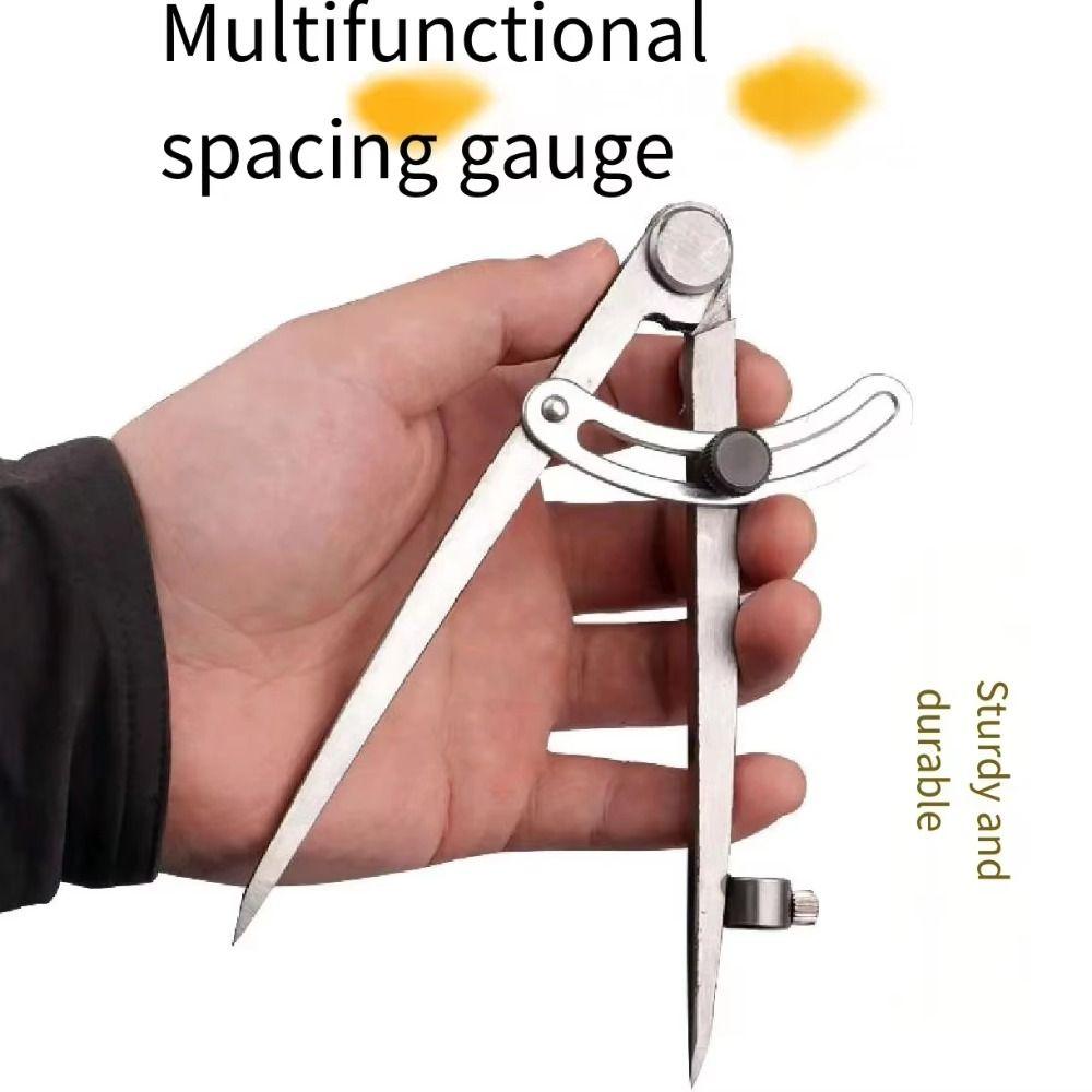 Adjustable Steel Wing Divider Pencil Marking Spacing Compass Drawing Compass-Circle Maker Student