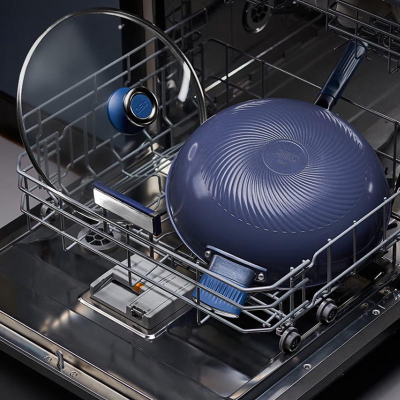 ASD CC32Z8Q 32cm Titanium Ceramic Non-Stick Wok