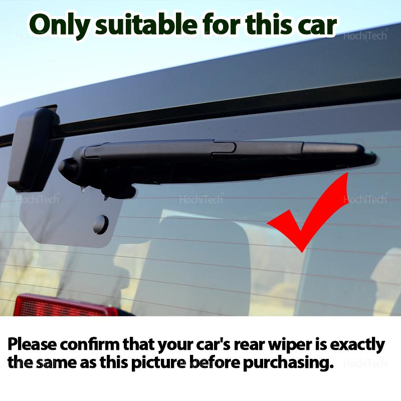 Для Jeep Wrangler JK 2007-2010 2011 2012 2013 2014 2015 68002490AB ABS Комплект для замены заднего дворника (рычаг и щетка)