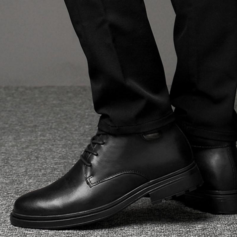 Зимние ботинки, мужская повседневная обувь, новейший бренд класса люкс, натуральная кожа, формальные свадебные ботинки, мужские ботильоны, коровья кожа, мужские ботинки